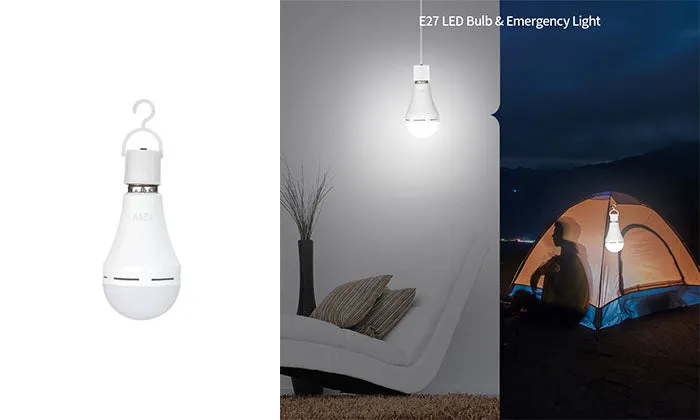 1 Piece Multifunctional Rechargeable 12W Emergency LED Light