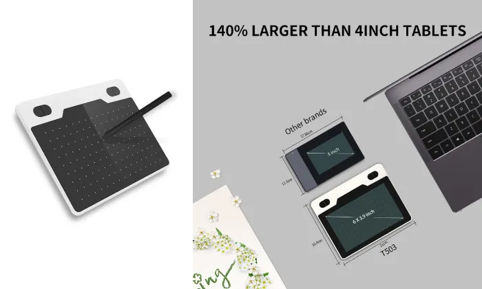 10moons T503 Digital Art Graphics Drawing Tablet 6 x 3.9 inches