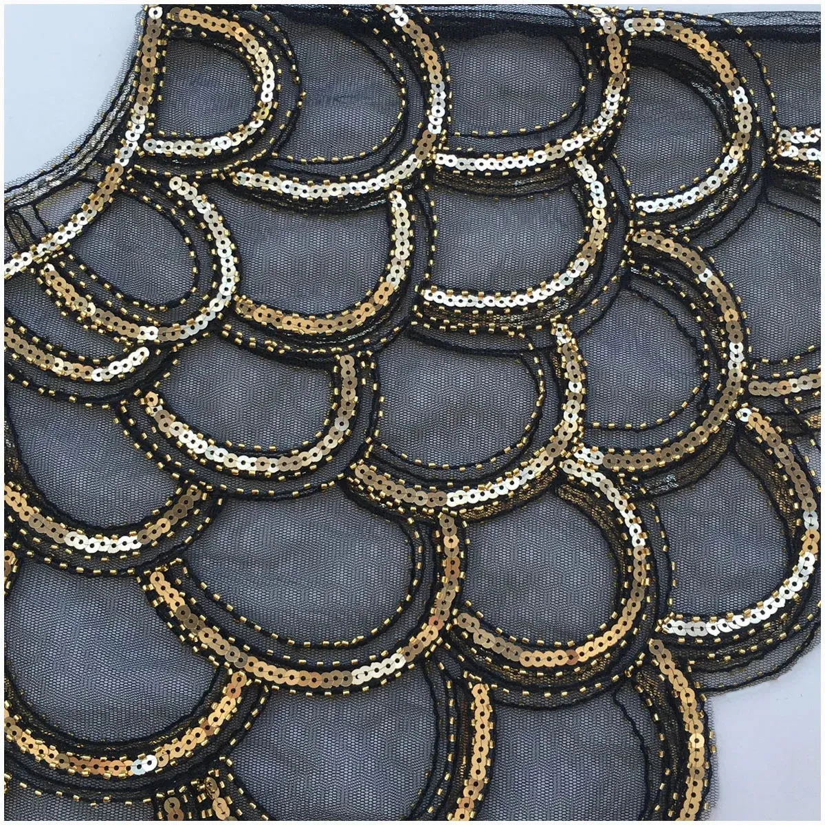 1920s Shawl Beaded Sequin Bolero Flapper Evening Cape