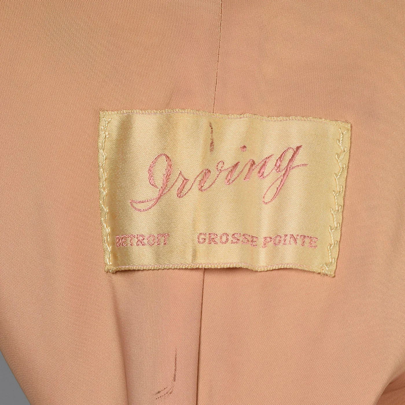 1960s Metallic Gold Cape