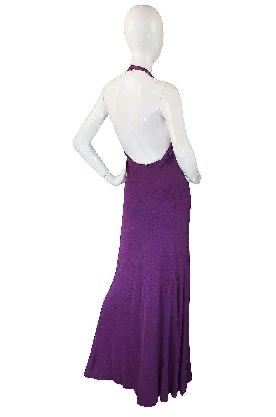 1971 Couture Runway Halston Jersey Dress & Coat