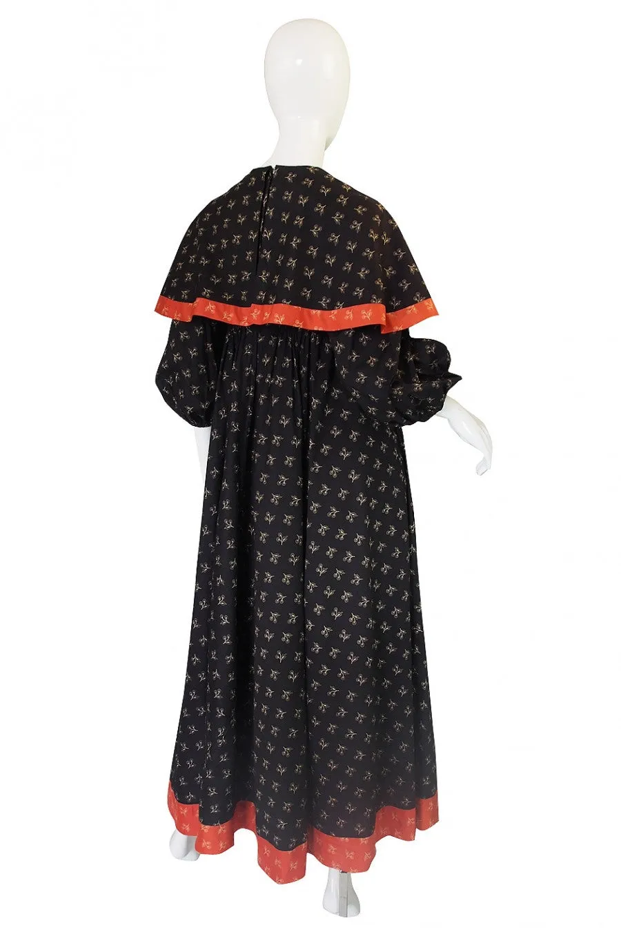 1971 RTW Thea Porter Indian Cotton Maxi Dress