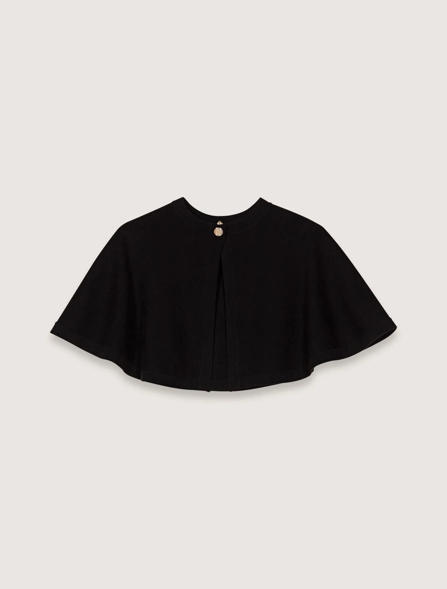 2-in-1 Knit Dress & Removable Cape
