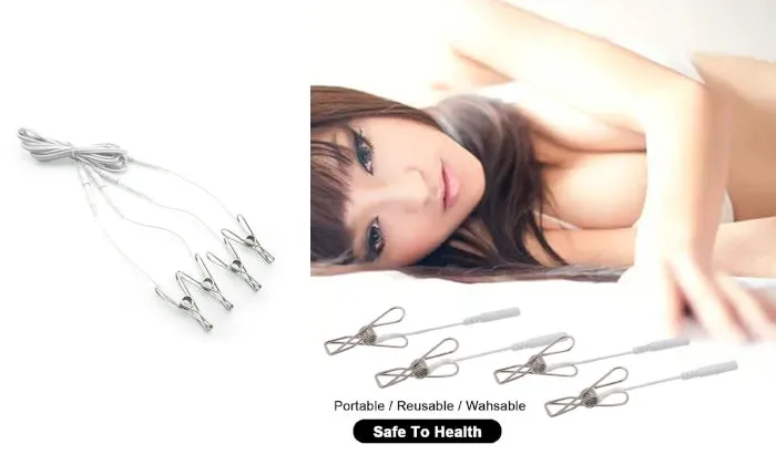 2 Pairs/4Piece Stainless Steel Nipple Clamps