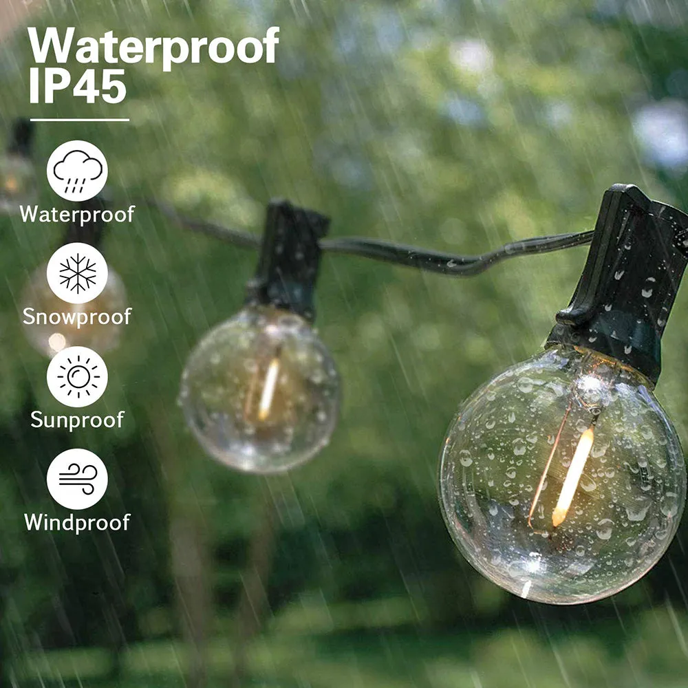 2W Solar Outdoor String Lights