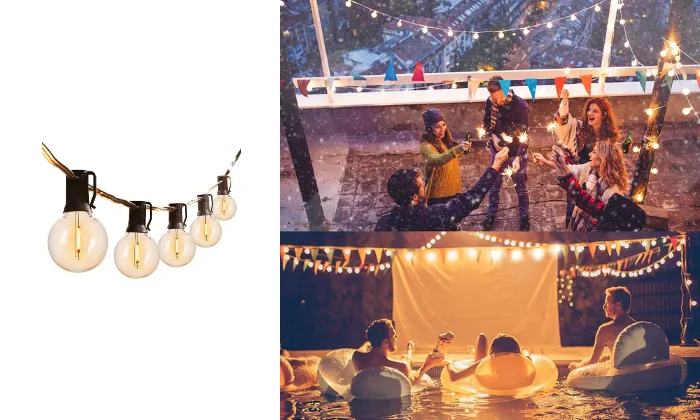 2W Solar Outdoor String Lights