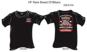 336-6144 T-Shirt, Short Sleeve, Rare Breed of Bikers ... (Black, members only)