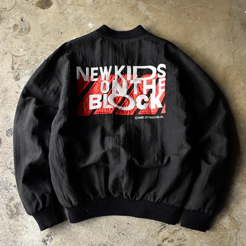 80's NEW KIDS ON THE BLOCK “Hangin' Tough” World Tour ナイロンジャケット 240317H