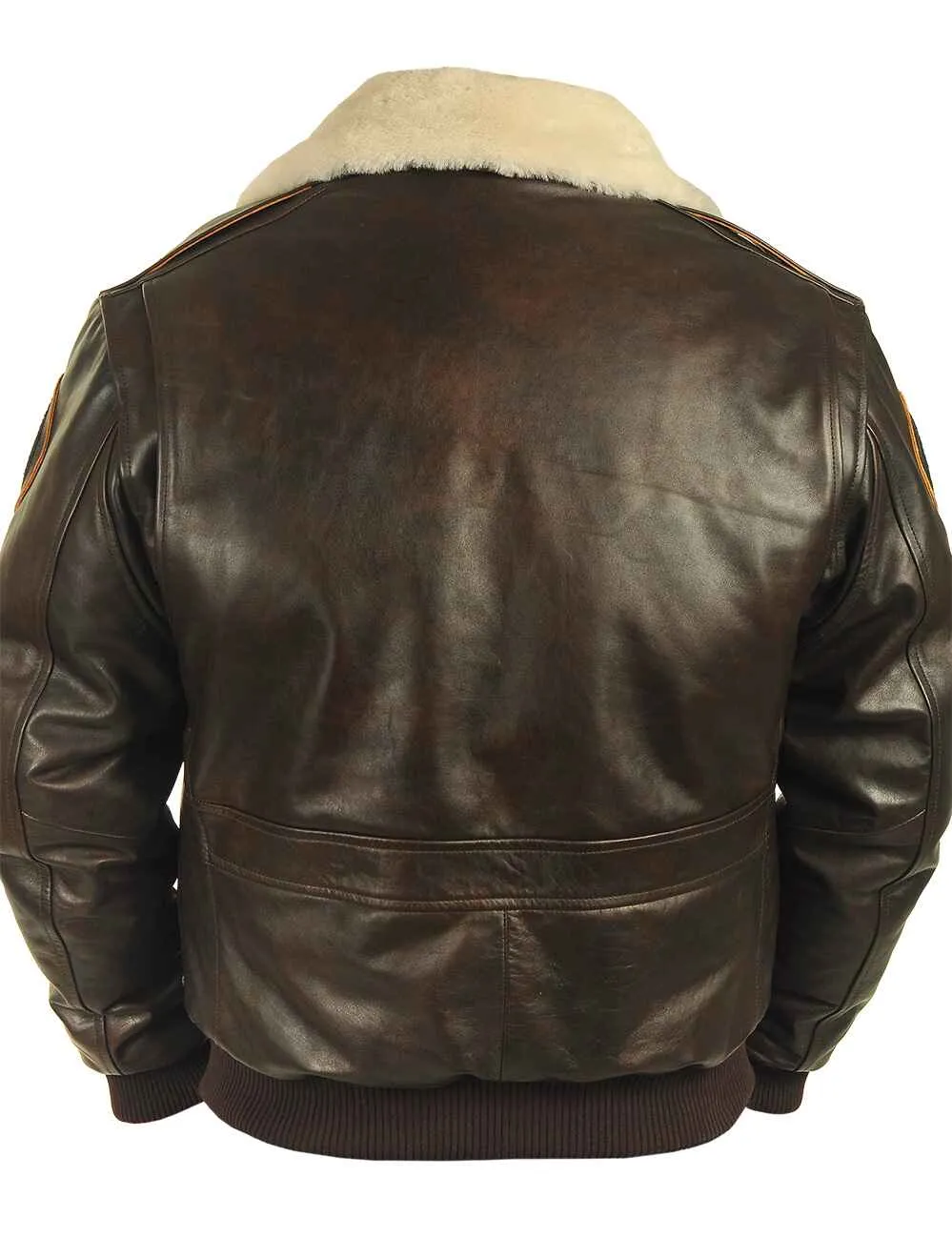 A-2 North American Flight Leather Jacket double collar Art. 340