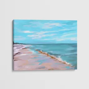 A Peaceful Walk Stretched Canvas Art Print
