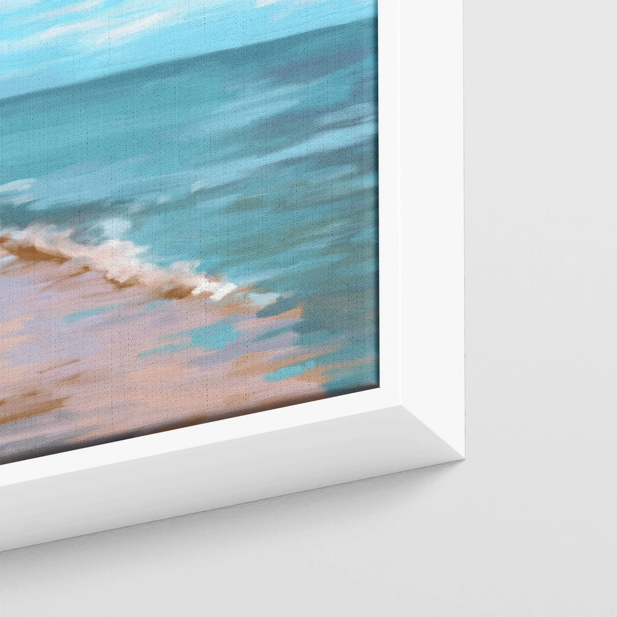 A Peaceful Walk Stretched Canvas Art Print