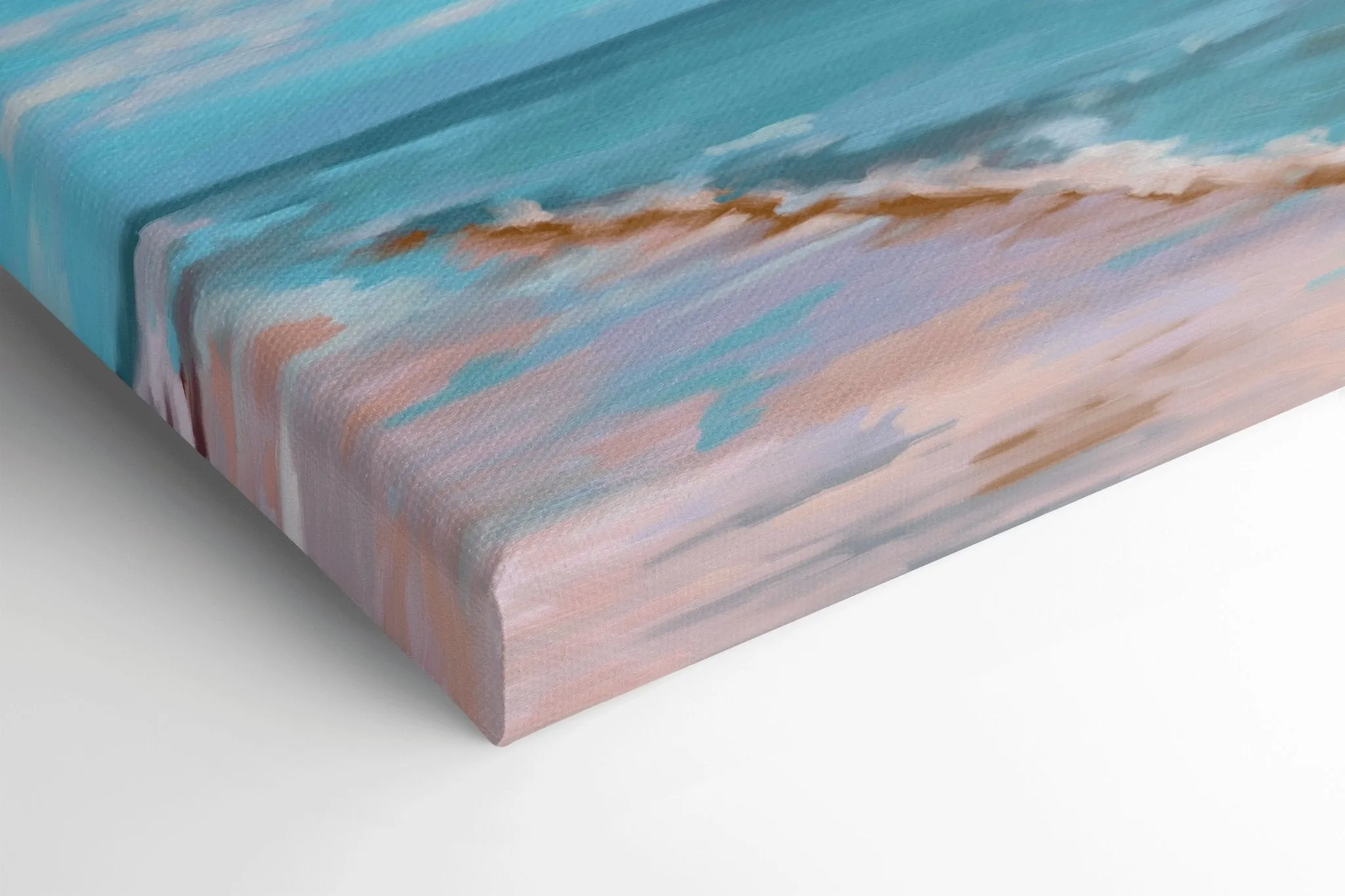 A Peaceful Walk Stretched Canvas Art Print