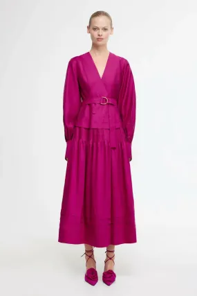 Acler Penfold Midi Dress Size 12
