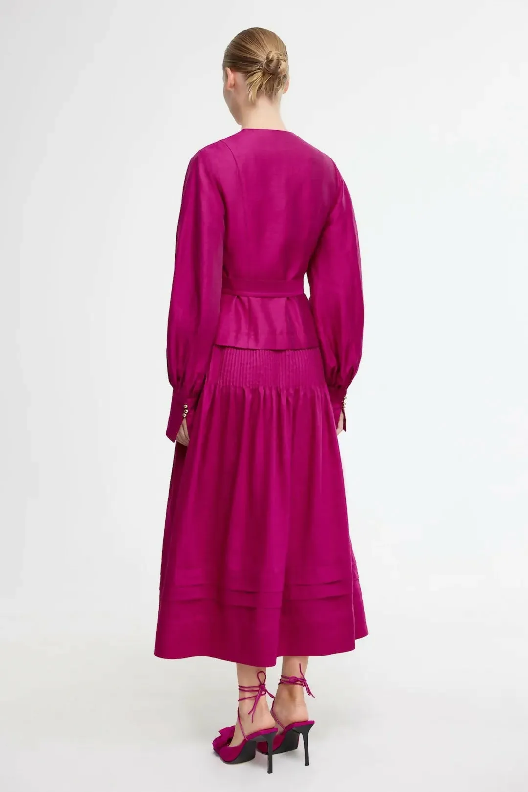 Acler Penfold Midi Dress Size 12
