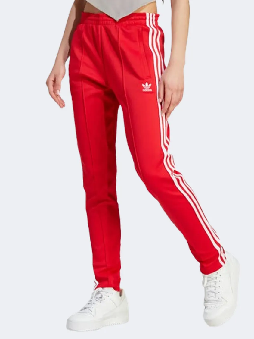 Adidas Adicolor Sst Classic Women Original Pant Better Scarlet