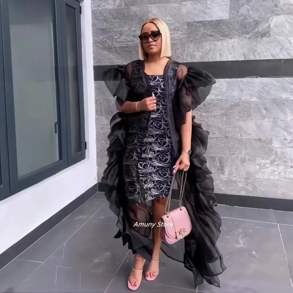 African Dresses for Women – Mesh Gauze Beach Cape with Printed Design