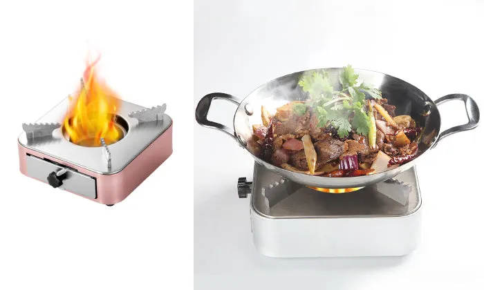 Alcohol Stove Spirit Burner with Push-pull Drawer