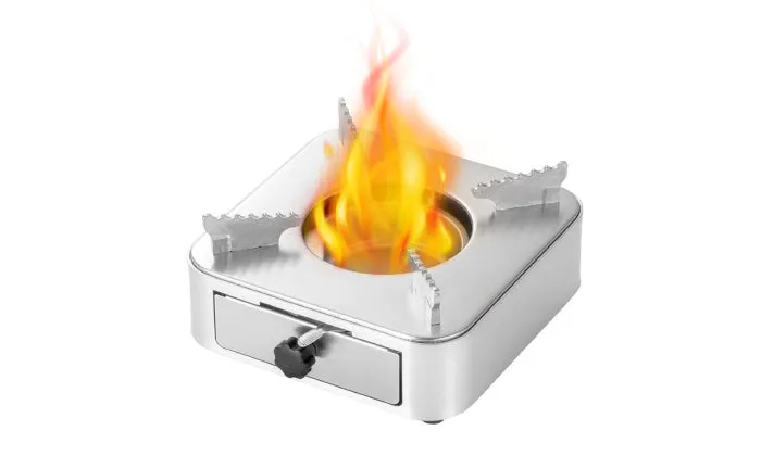 Alcohol Stove Spirit Burner with Push-pull Drawer