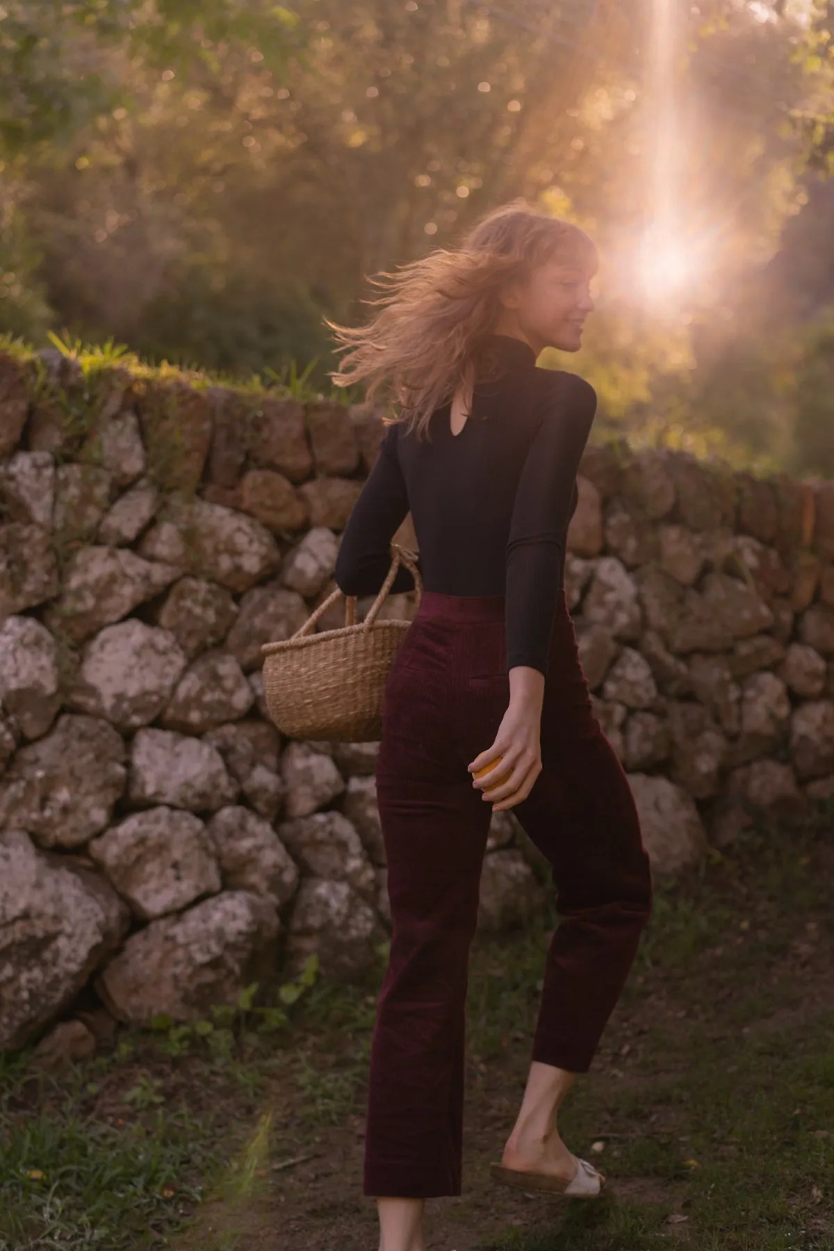 ALEXIOS Turtleneck Bodysuit in Black