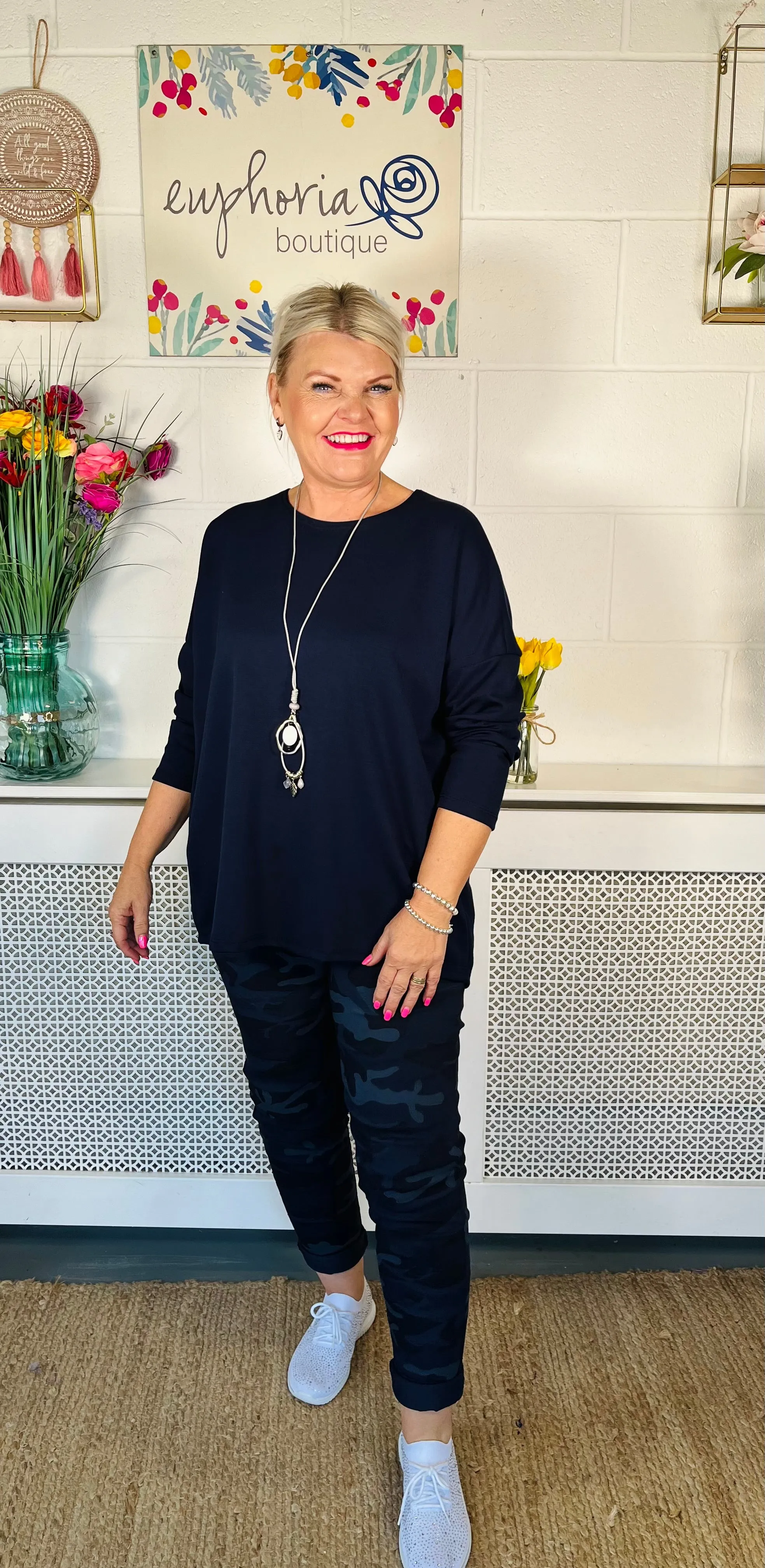 Amanda Super Soft Sweater - Navy