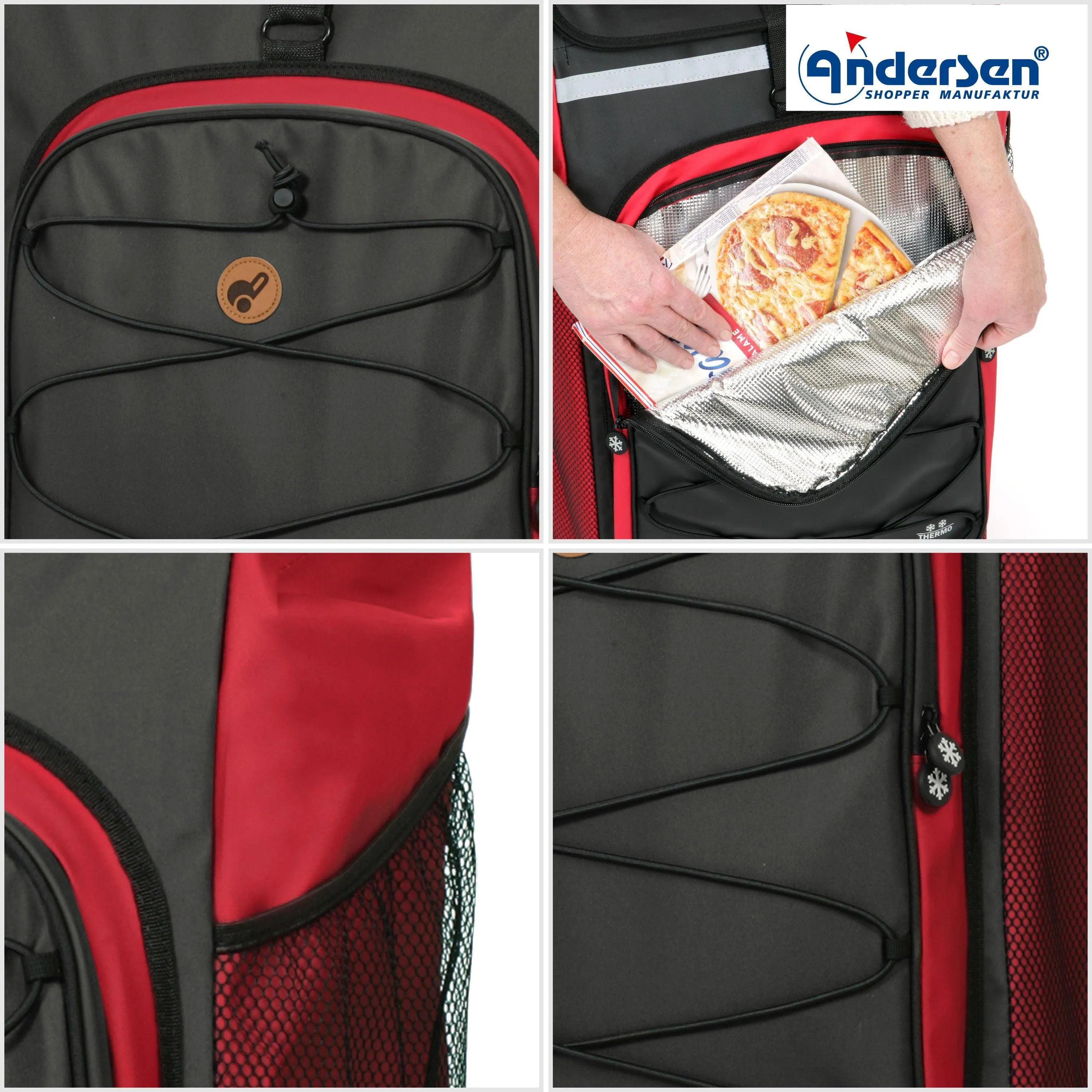 Andersen-Shopper | Bike Trailer | Shopping Trolley | Tura Frame | Fado 2.1 Bag