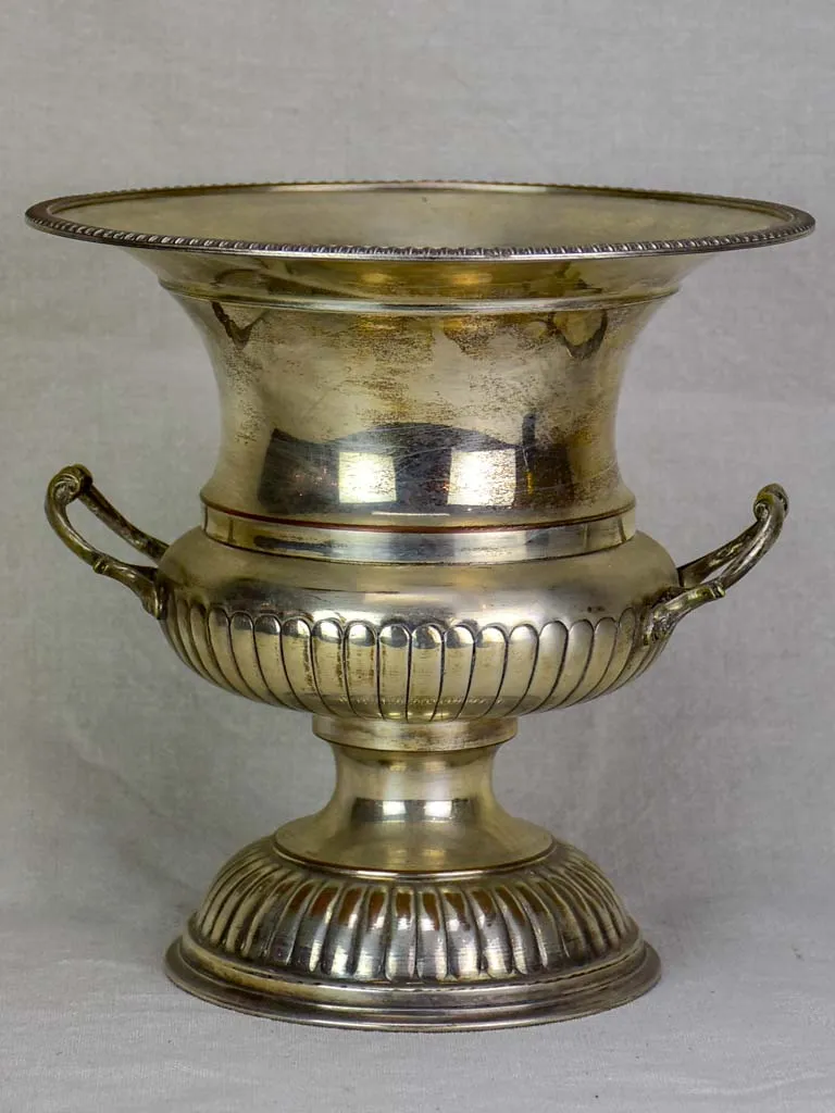 Antique English silver plate champagne bucket