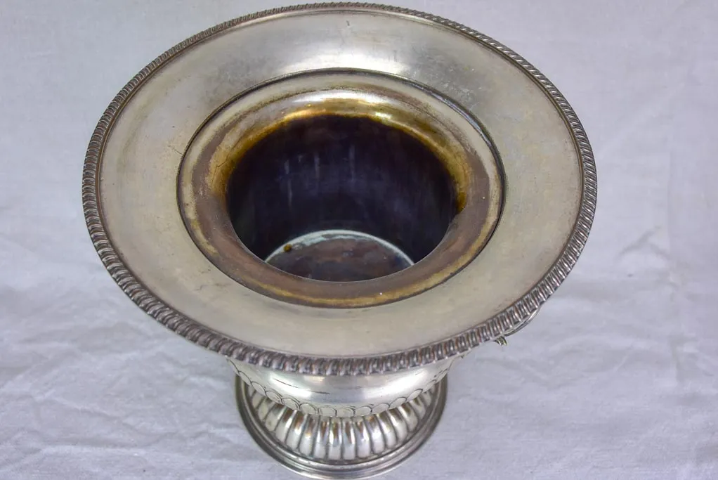 Antique English silver plate champagne bucket