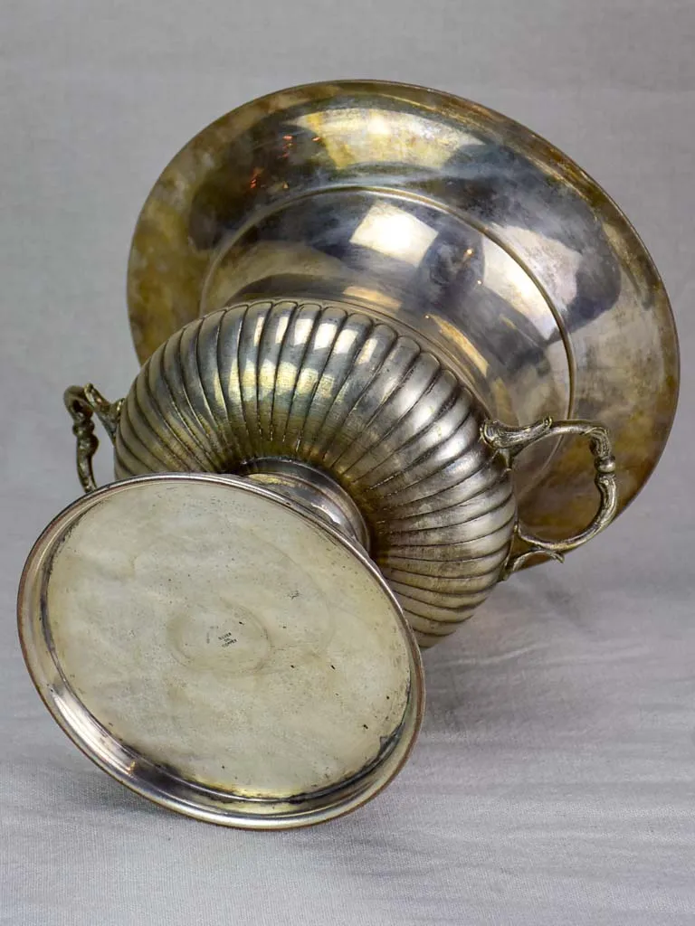 Antique English silver plate champagne bucket