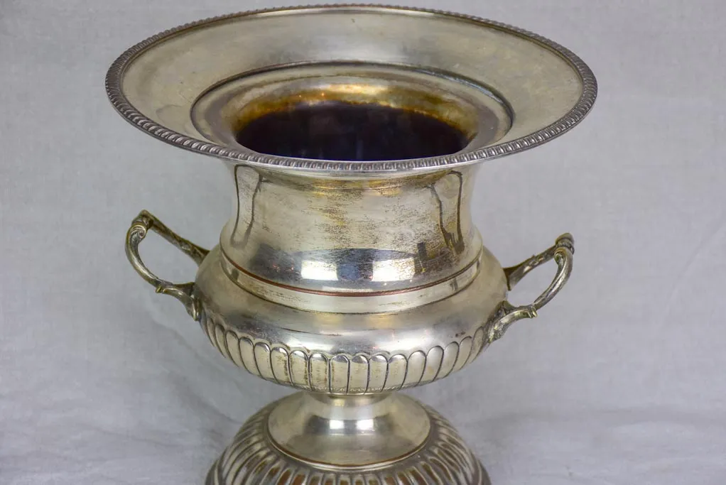 Antique English silver plate champagne bucket