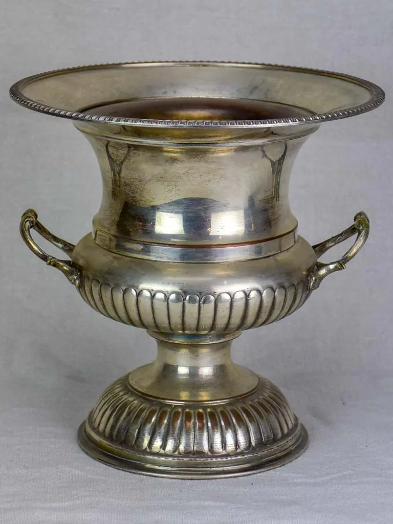 Antique English silver plate champagne bucket