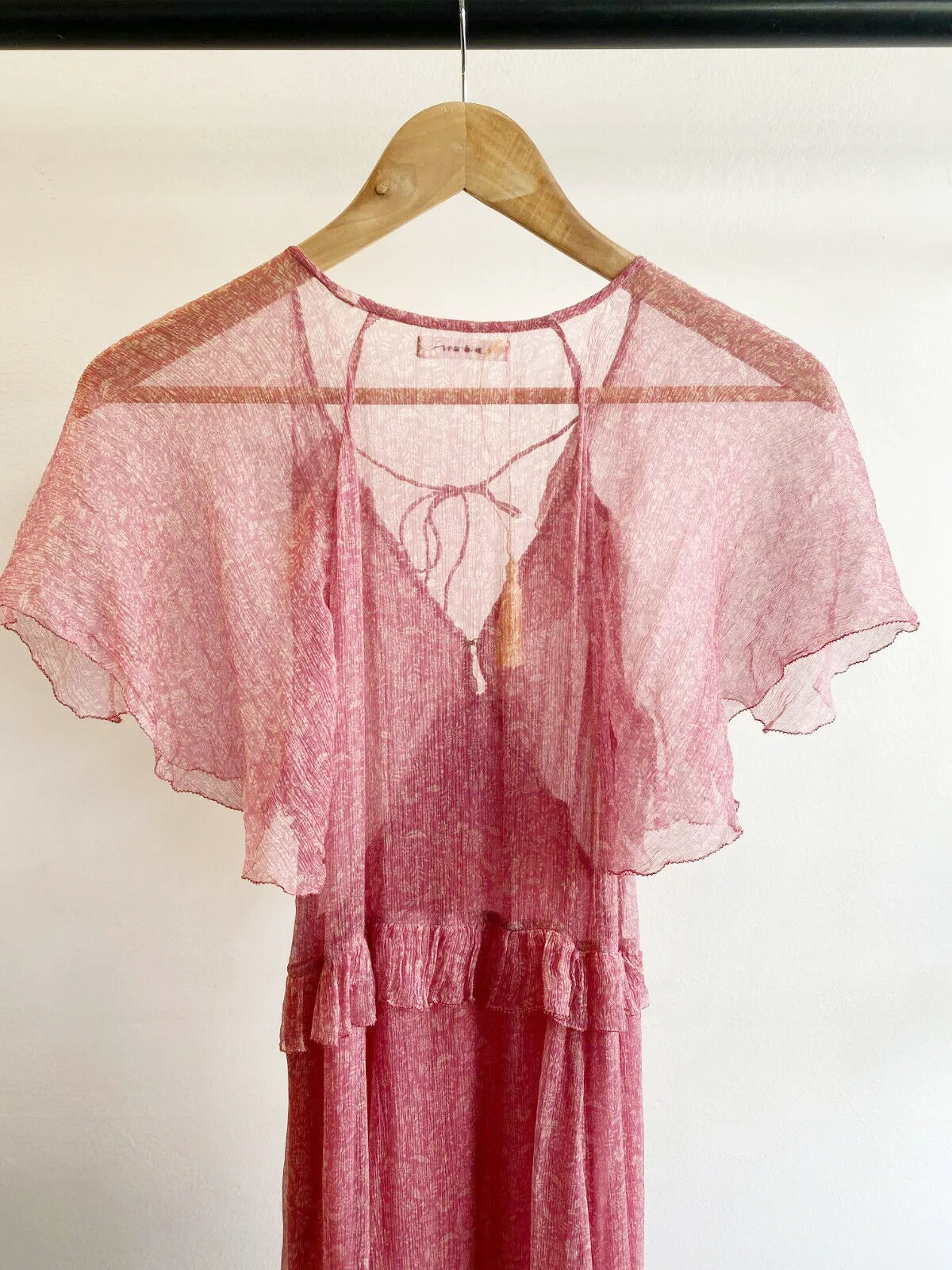 ANTOINETTE SILK MAXI DRESS WITH TAGS