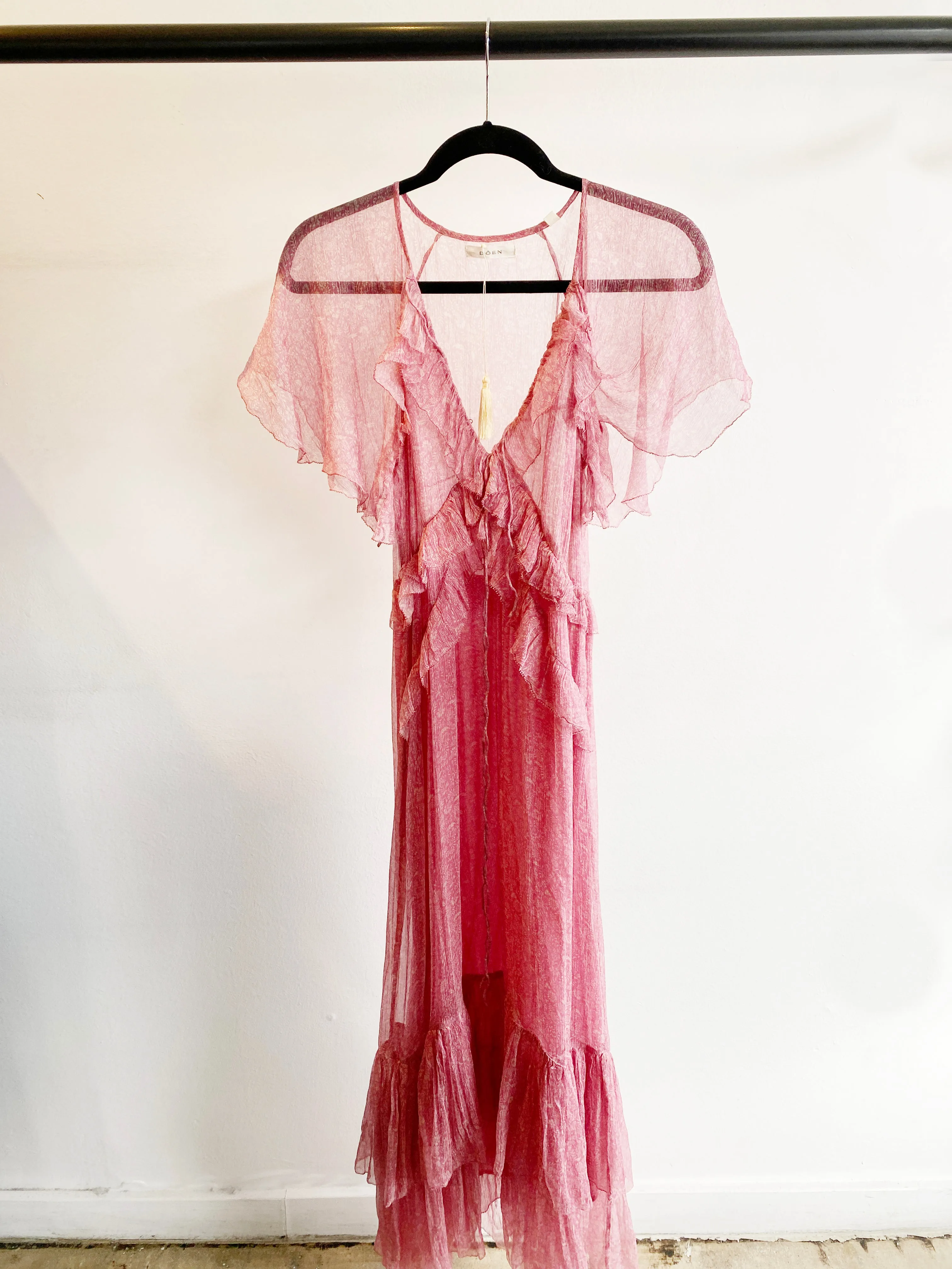 ANTOINETTE SILK MAXI DRESS WITH TAGS