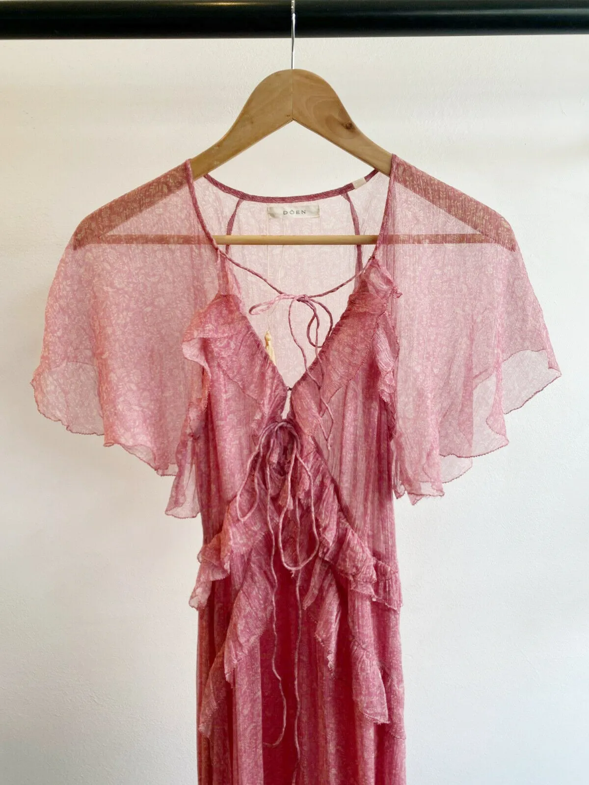 ANTOINETTE SILK MAXI DRESS WITH TAGS