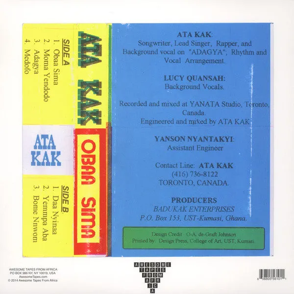 Ata Kak - Obaa Sima LP