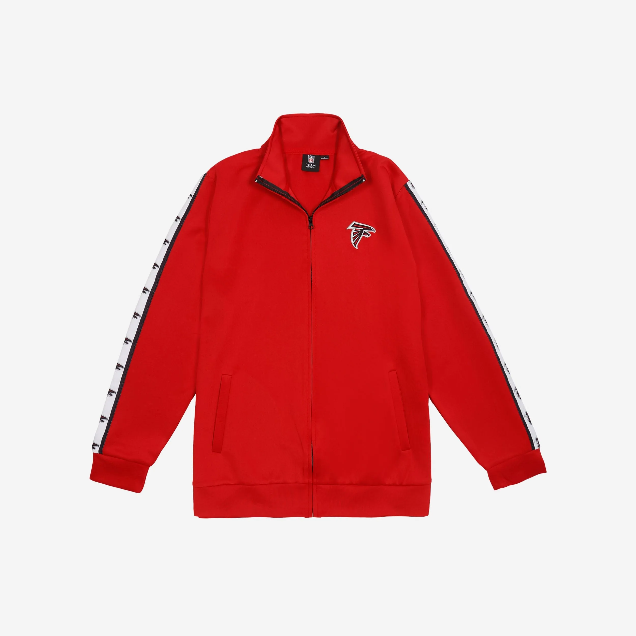 Atlanta Falcons Stripe Logo Track Jacket
