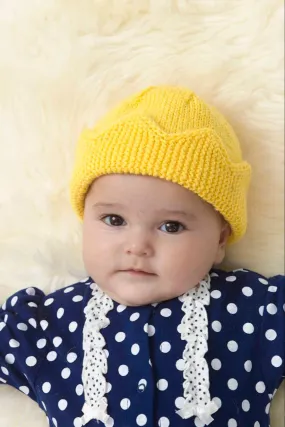 Baby Crown Hat Pattern (Knit) - Version 1