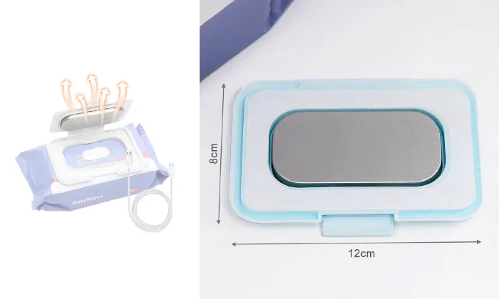 Baby Wipe Warmer Portable Baby Wet Wipes Warmer Heater USB Powered Perfect for Traveling
