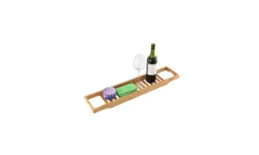 Bamboo Bathroom Caddy Tray Rack - Eco-friendly