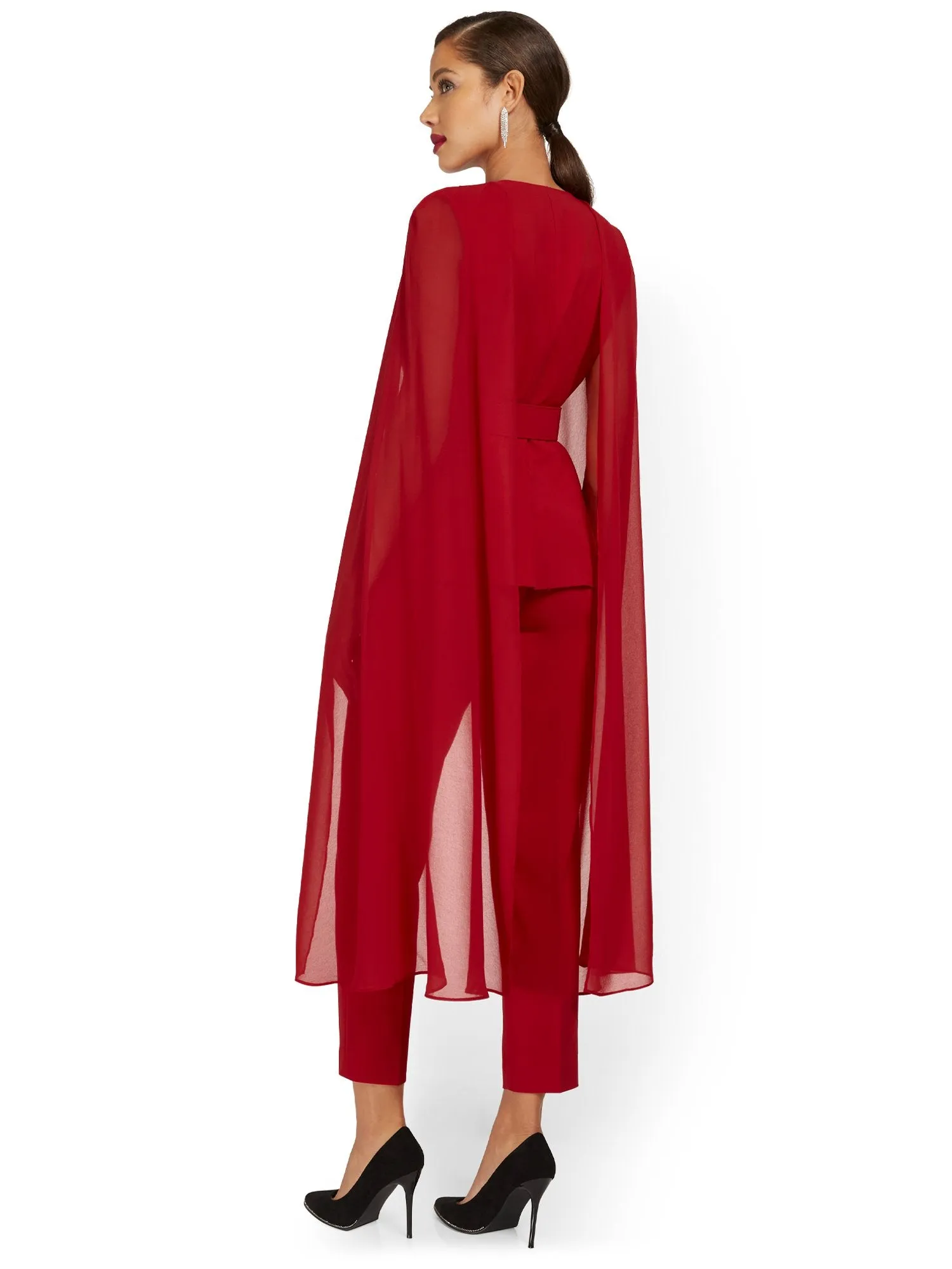 Belted Cape Jacket