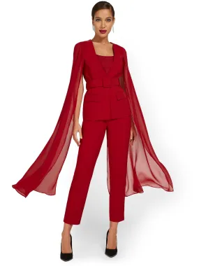 Belted Cape Jacket