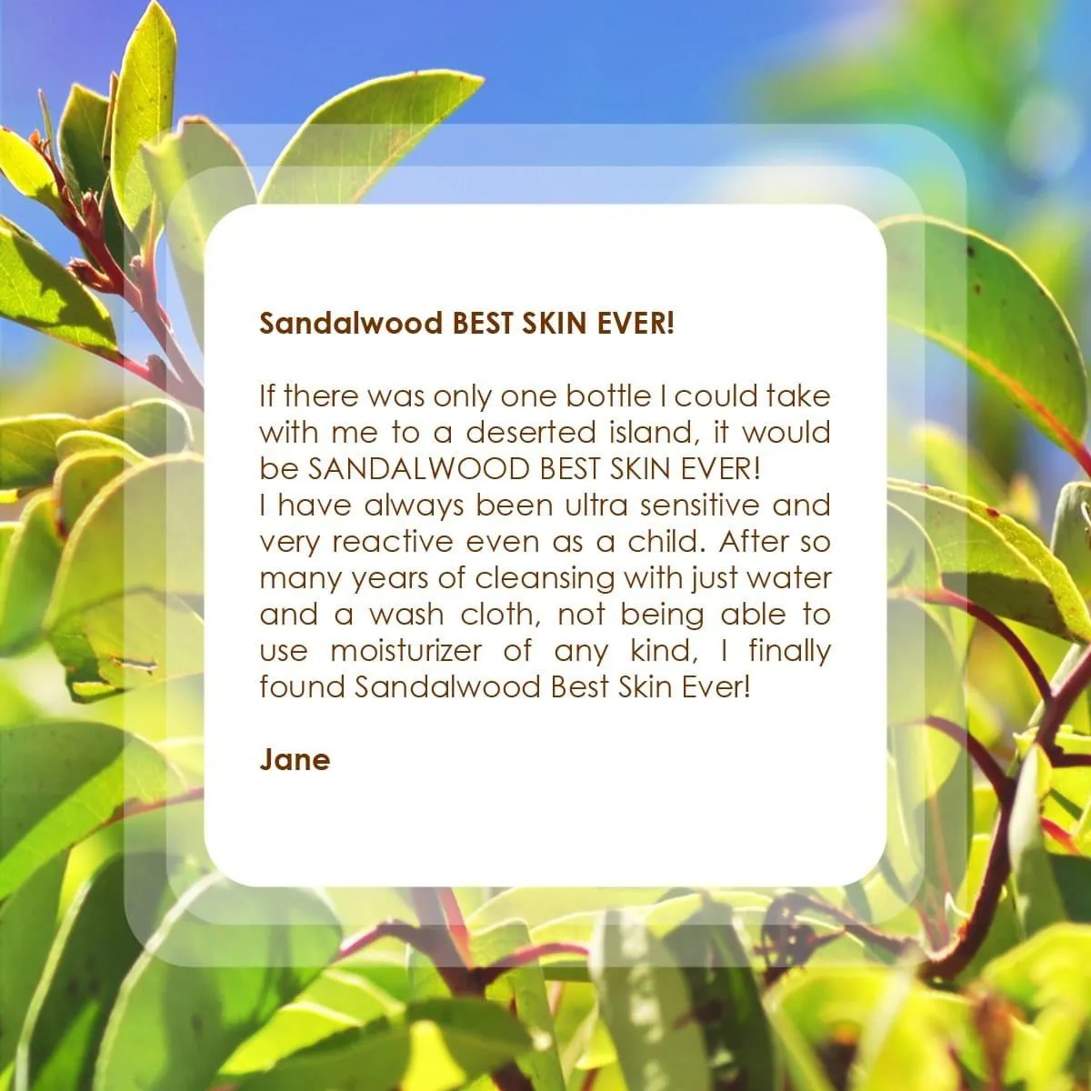 Best Skin Ever - Sandalwood  - Living Libations