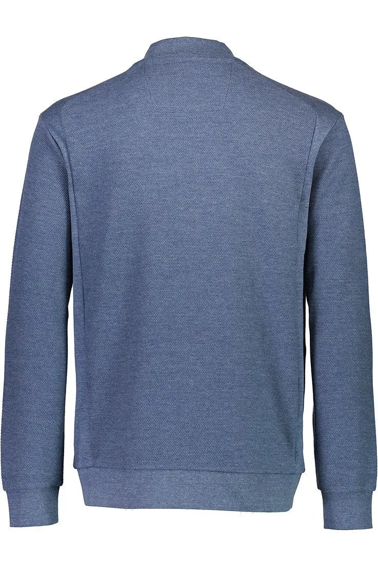 Bison sweat cardigan med logo