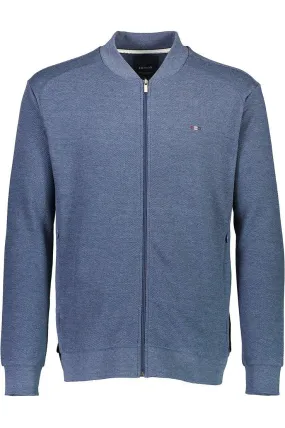 Bison sweat cardigan med logo