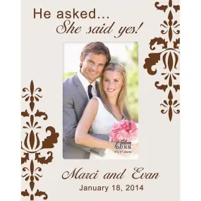 Blank White Photo Frame