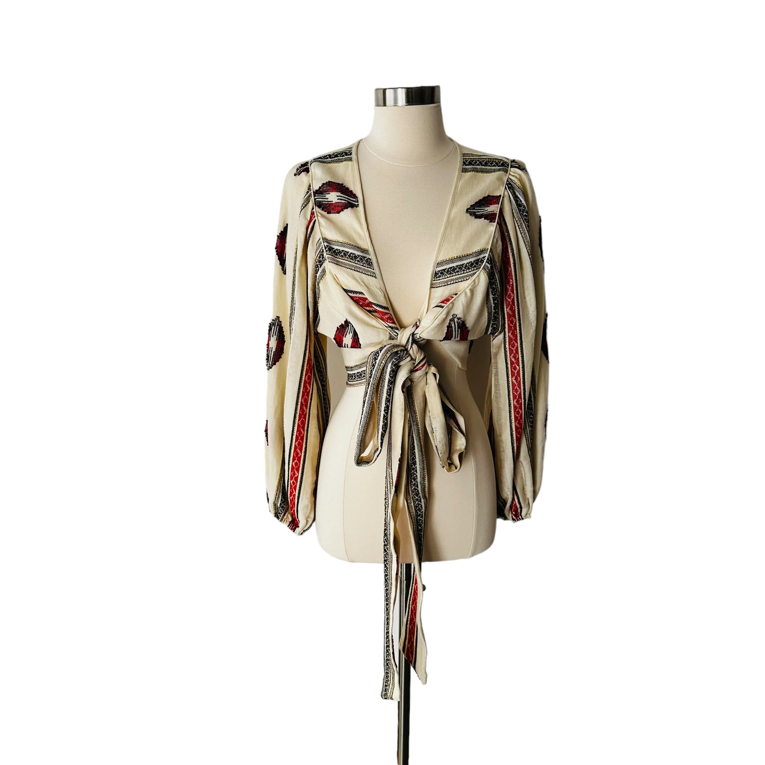 Boho Cream Skirt Set - M
