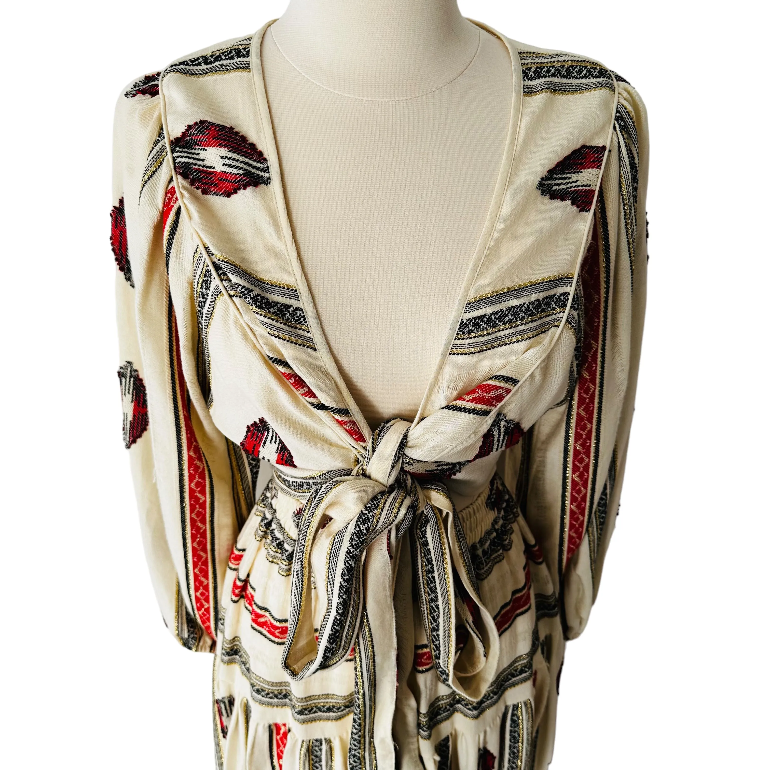 Boho Cream Skirt Set - M