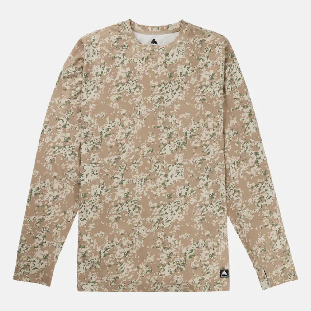 Burton Men's Midweight Base Layer Crew Snowfall Camo