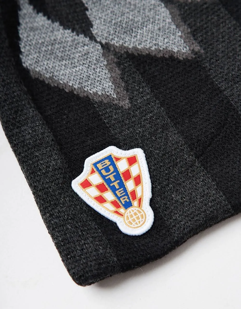 Butter Goods Flag Skully Beanie - Black