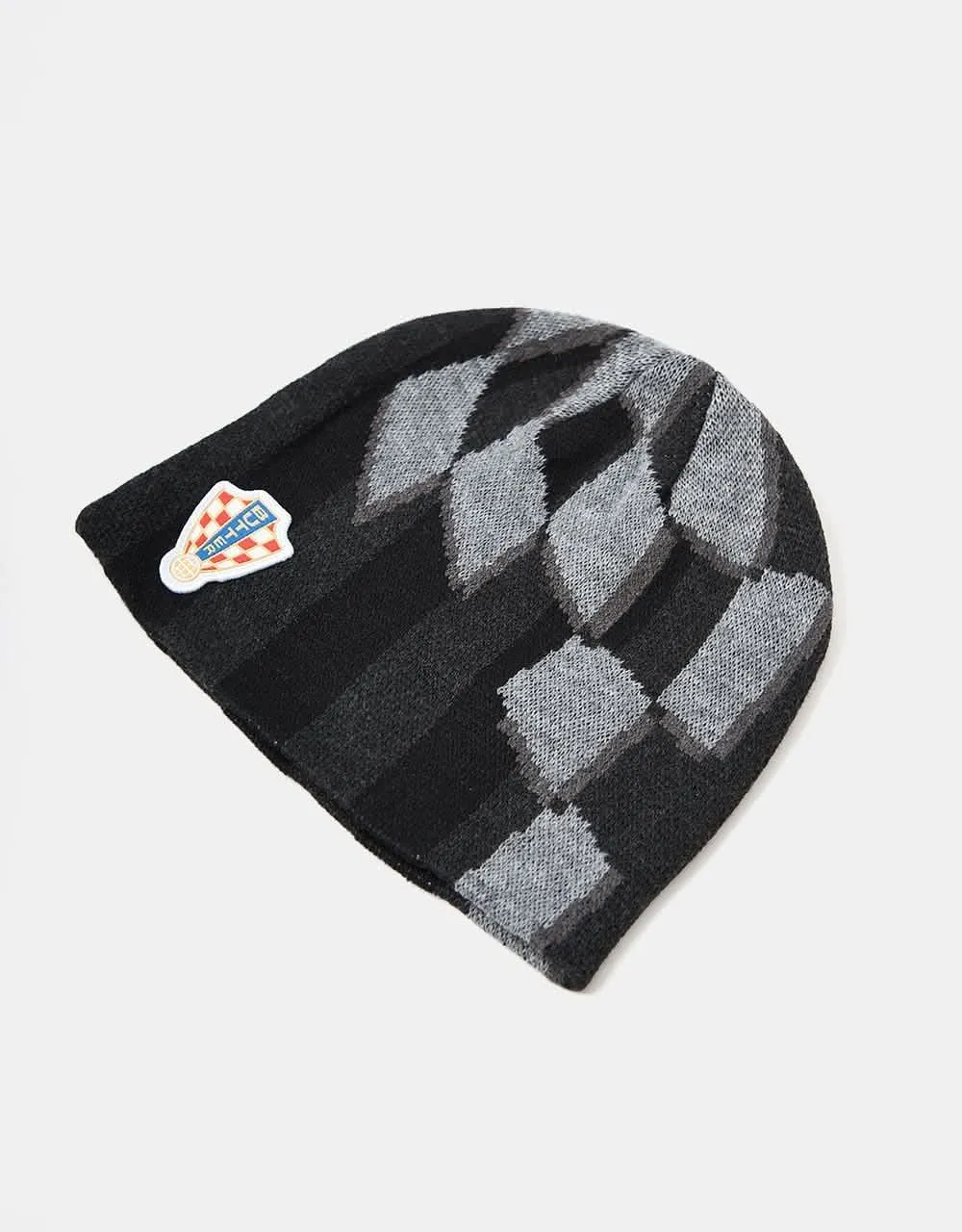 Butter Goods Flag Skully Beanie - Black