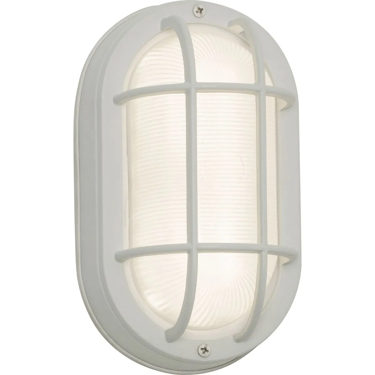 Cape 9 in. LED Outdoor Bulkhead Light 3000K White Finish